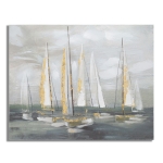 Картина Golden Boat -100x2,8x80 см