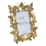 Декоративна рамка за снимки GLAM със златни пеперуди - 15×20 см