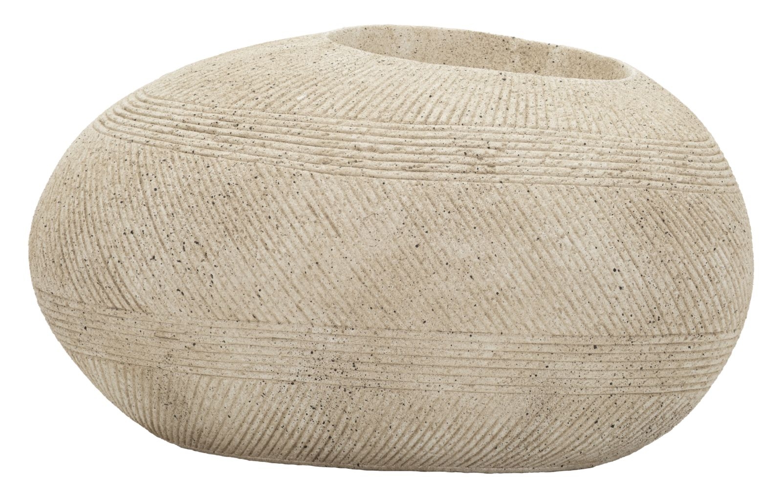 000000099412.jpg Декоративна кашпа STONE за цветя - полирезин - Image 1